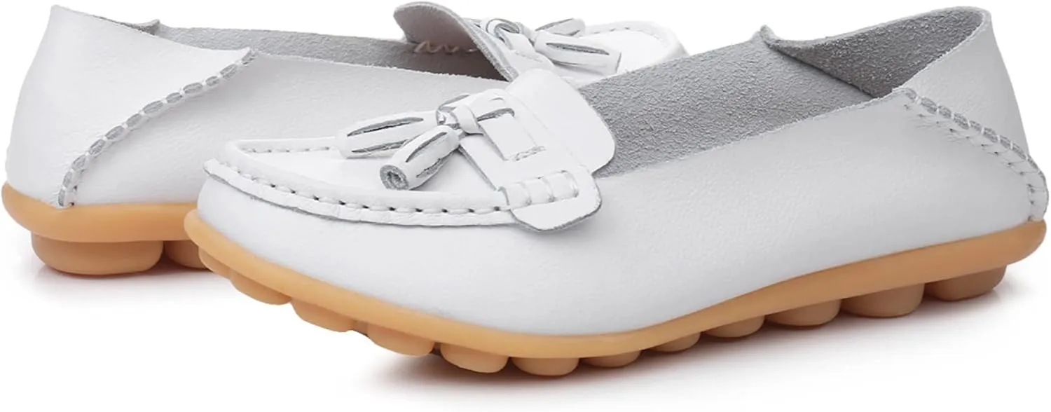 VenusCelia Women's Lantern Comfort Walking Flat Loafer