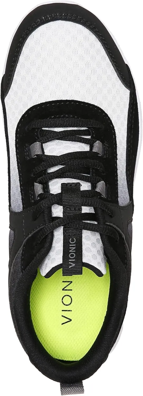 Vionic Women's Agile Chance Walking Sneakers-Supportive Lace-Up Sneakers That Include Three-Zone Comfort with Orthotic Insole Arch Support, Medium and Wide Fit, Sizes 5-12