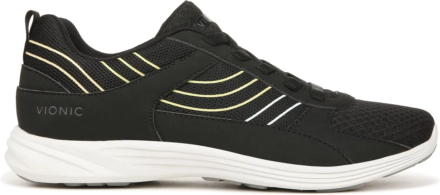 Vionic Women's Walking Sneaker Agile Ruvi- Comfortable Supportive Walking Shoes That Include VIO Motion Technology Orthotic Insole with Built-in Arch Support, Helps Heel Pain and Plantar Fasciitis