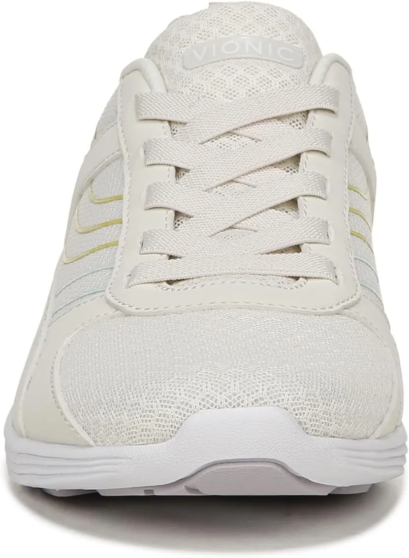 Vionic Women's Walking Sneaker Agile Ruvi- Comfortable Supportive Walking Shoes That Include VIO Motion Technology Orthotic Insole with Built-in Arch Support, Helps Heel Pain and Plantar Fasciitis