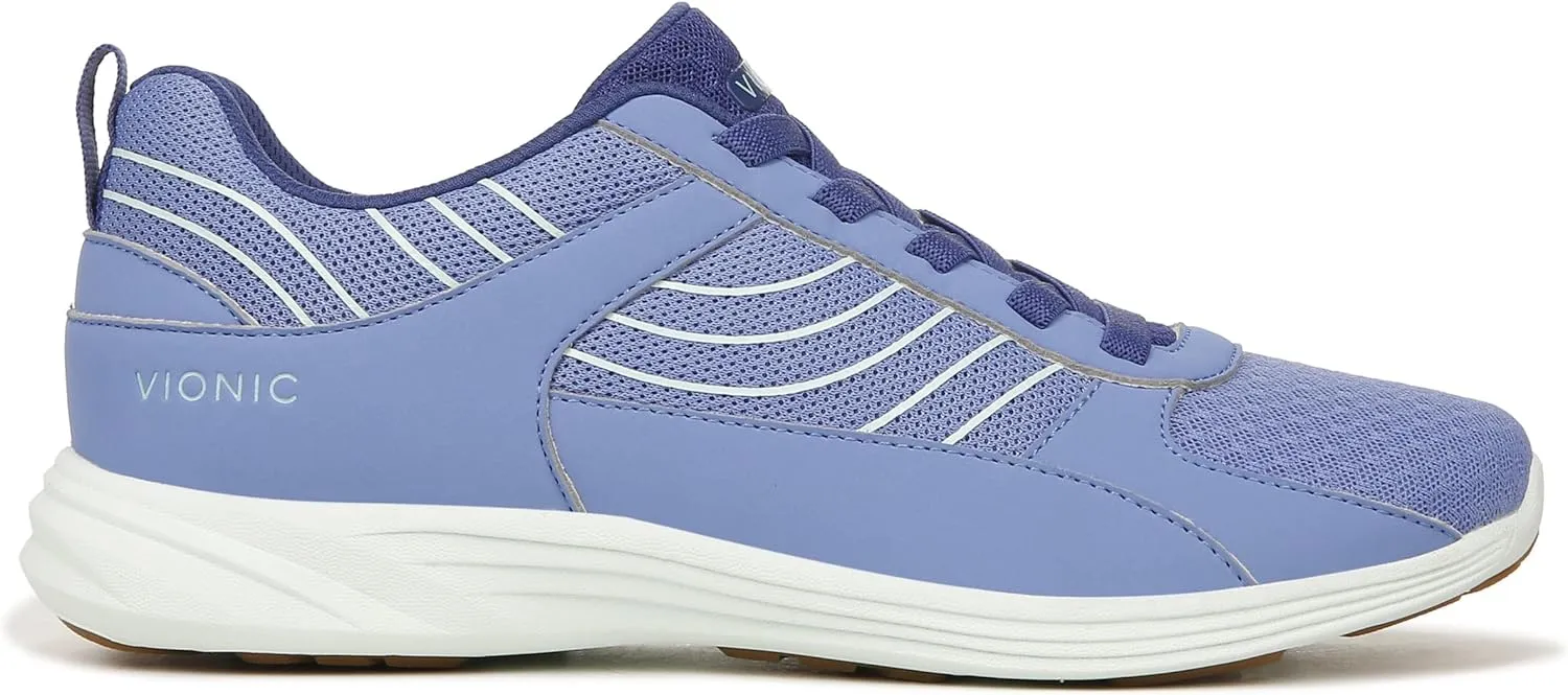 Vionic Women's Walking Sneaker Agile Ruvi- Comfortable Supportive Walking Shoes That Include VIO Motion Technology Orthotic Insole with Built-in Arch Support, Helps Heel Pain and Plantar Fasciitis