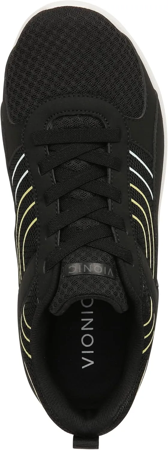 Vionic Women's Walking Sneaker Agile Ruvi- Comfortable Supportive Walking Shoes That Include VIO Motion Technology Orthotic Insole with Built-in Arch Support, Helps Heel Pain and Plantar Fasciitis