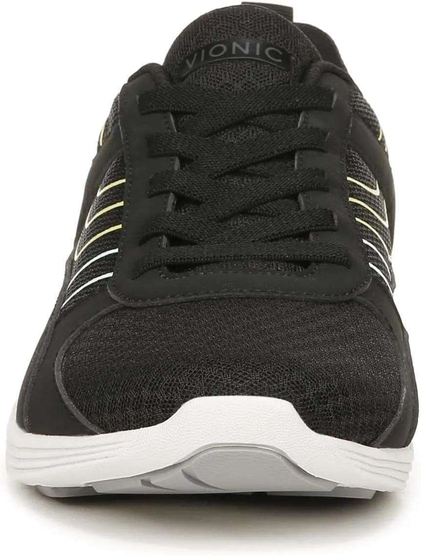 Vionic Women's Walking Sneaker Agile Ruvi- Comfortable Supportive Walking Shoes That Include VIO Motion Technology Orthotic Insole with Built-in Arch Support, Helps Heel Pain and Plantar Fasciitis