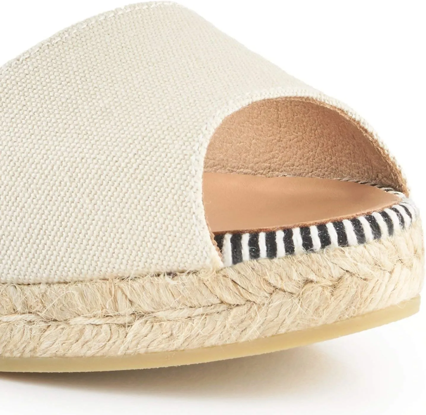 VISCATA Cavall Espadrille Canvas Low Wedges Spain Handmade 2” Heel Women's Open Toe Sandals with Breathable Organic Cotton Canvas and 100% Natural Jute Midsole for all Occasions: Casual, Work, Party