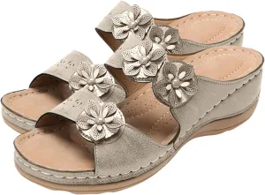 Walking Sandals Women, Womens Sandals Orthopedic Open Toe Sandals Retro Anti Slip Comfy Breathable Shoes