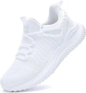 Walking Shoes for Men Sneakers - Slip on Tennis Running Memory Foam Shoes for Athletic Workout Gym Indoor Outdoor Lightweight Breathable Casual Sneakers