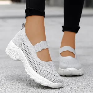 Women Casual Slip On Shoes Comfortable Walking Sneakers Lightweight Canvas Flats Non Slip Breathable Loafers