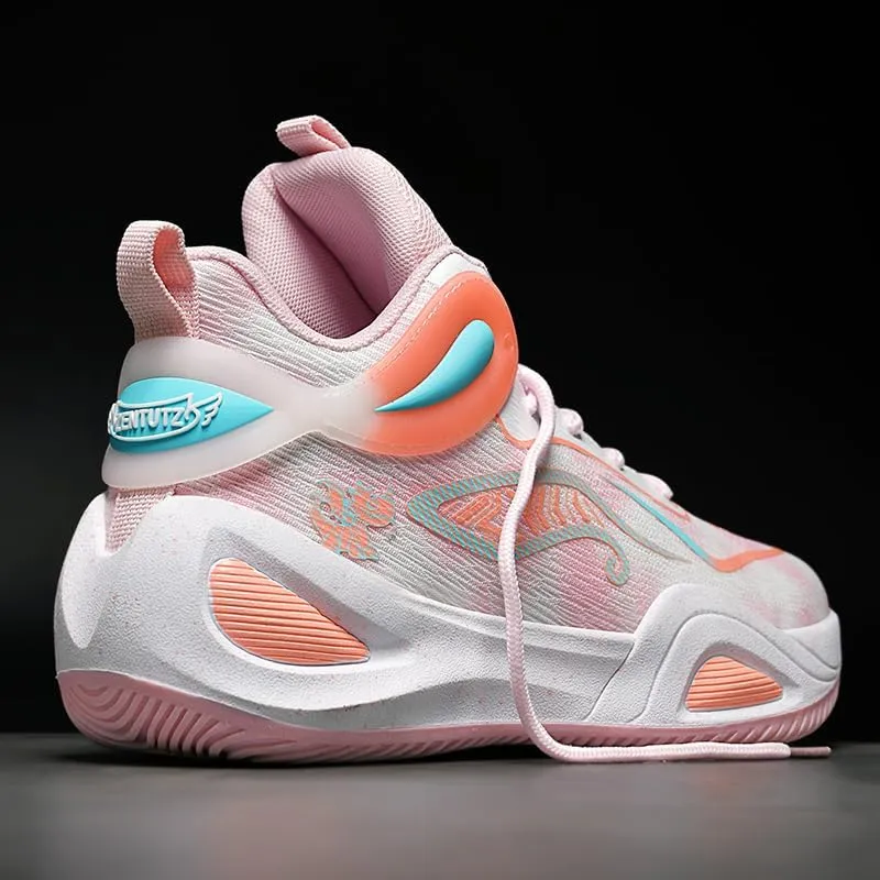 Women Mens Basketball Shoes Fashion Athletic Sneakers Unisex Outdoor Sport Shoes High Top Anti Slip and Wear-Resistant Basketball Shoes