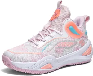 Women Mens Basketball Shoes Fashion Athletic Sneakers Unisex Outdoor Sport Shoes High Top Anti Slip and Wear-Resistant Basketball Shoes