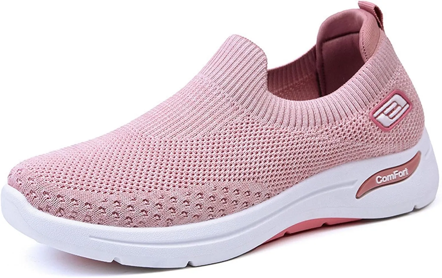 Women Slip On Walking Shoes Orthopedic Sneakers Mesh Casual Non Slip Low Top Tennis Shoes Arch Support Memory Foam Shoe Lightweight Comfort Workout Casual Non Slip Sneakers