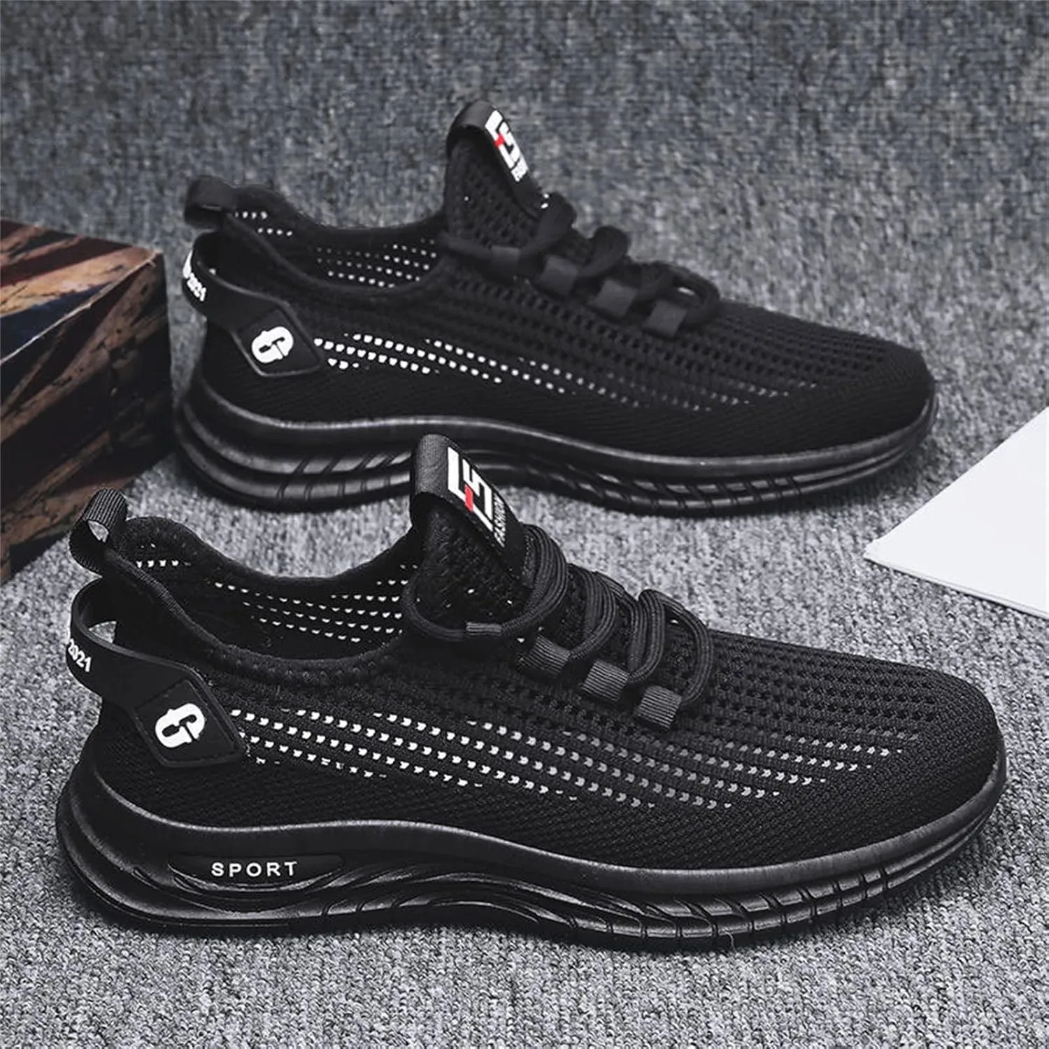 Women Walking Shoes Sock Sneakers Slip-On Breath Womens Running Shoes Arch Support Women's Casual Shoes Women's Fashion Sneakers Waterproof Tennis Shoe White Loafers