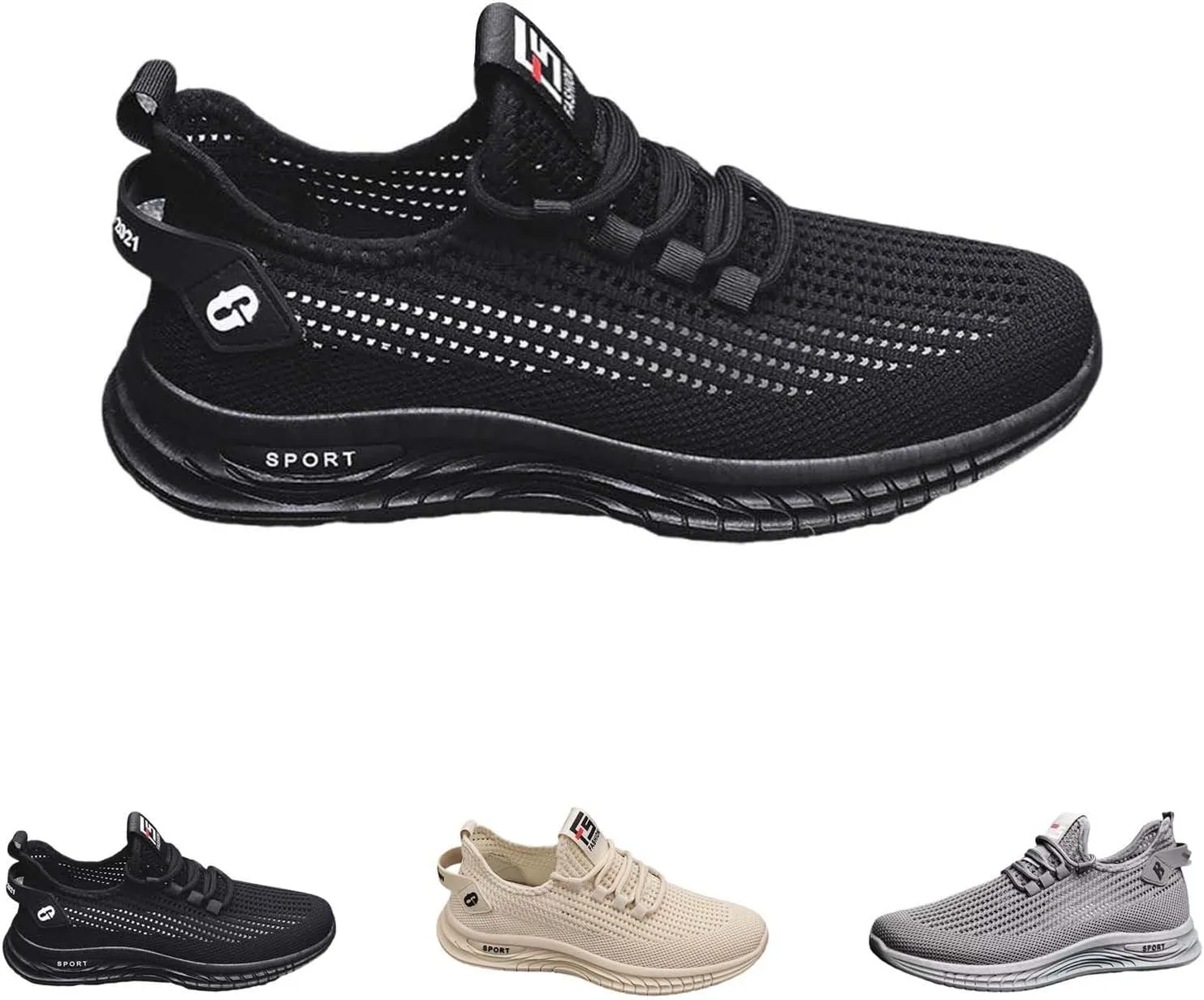 Women Walking Shoes Sock Sneakers Slip-On Breath Womens Running Shoes Arch Support Women's Casual Shoes Women's Fashion Sneakers Waterproof Tennis Shoe White Loafers