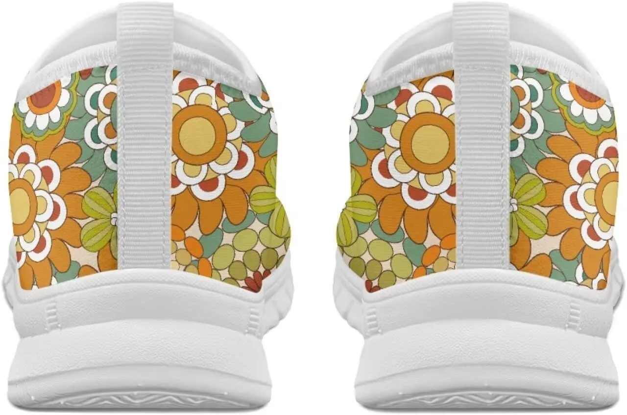 Women's Butterfly Sneaker Casual Soft Slip On Low Top Lightweight Non-Slip Running Sneaker for Women US 5.5-11.5