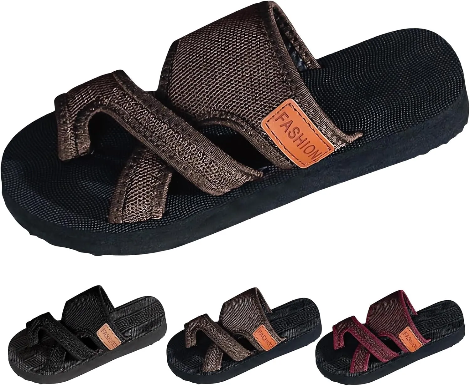 Women's Comfortable Breathable Hollow Mesh Flip Flops Arch Support Orthopedic Wide Width Flipflops Ladies Summer Casual Beach Yoga Foam Slip on Walking Toe Ring Loop Slides Flat Sandals Dressy