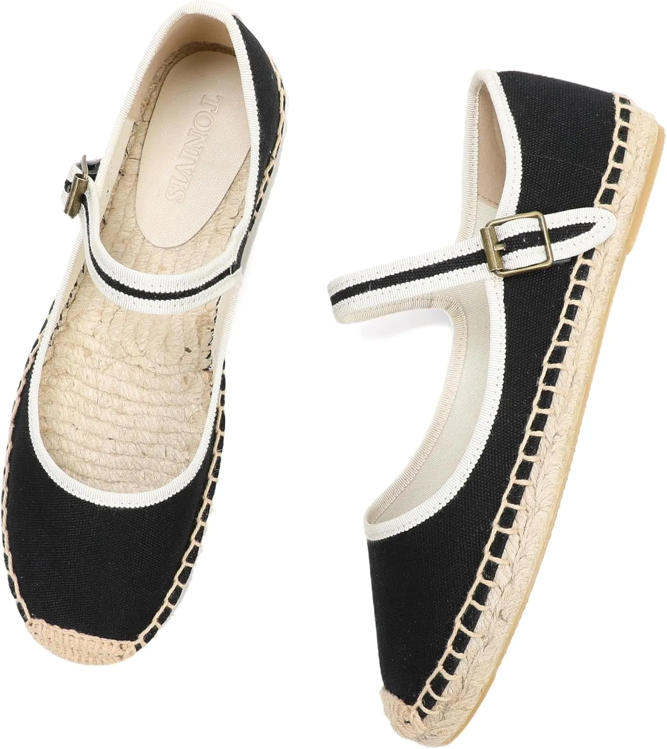Women’s Espadrilles Breathable Comfortable Flats, Stylish Dress Shoes for All-Day Wear
