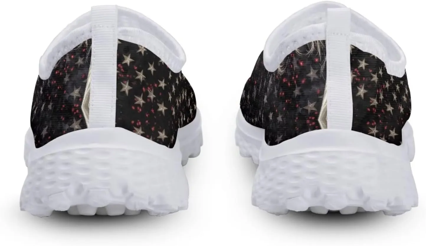 Womens Fashion Sneakers Slip On Shoes Tennis Sneaker Road Running Shoe Size 5.5-11.5