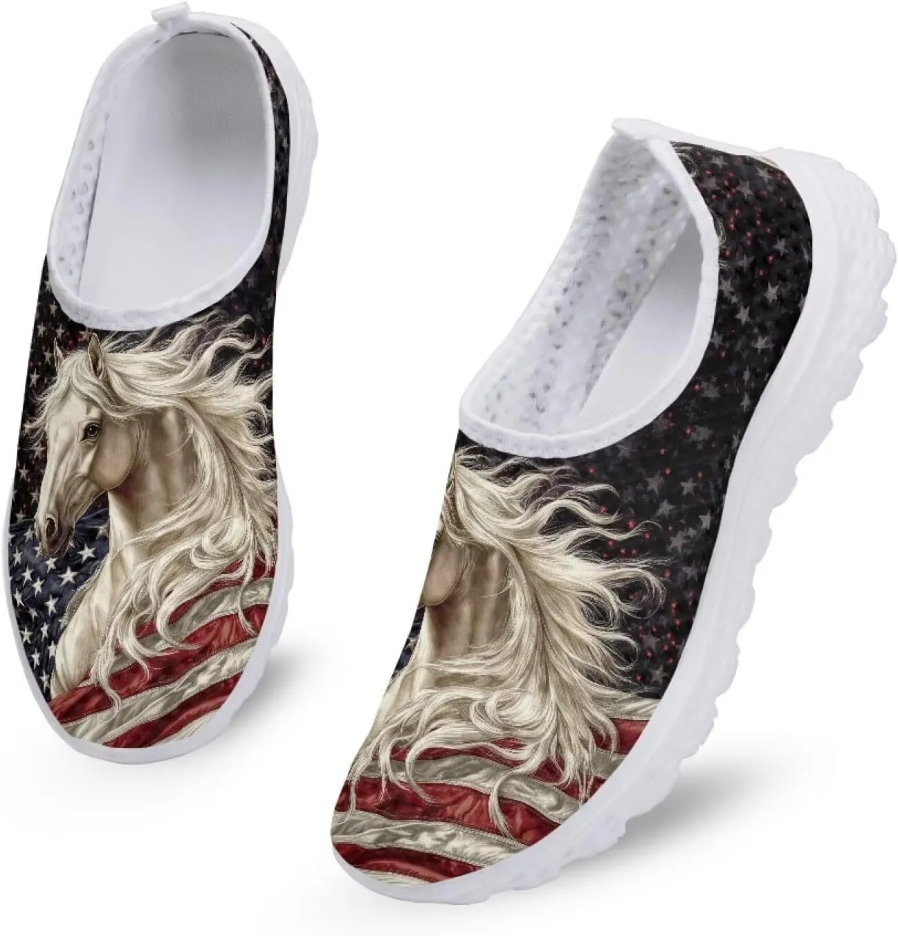 Womens Fashion Sneakers Slip On Shoes Tennis Sneaker Road Running Shoe Size 5.5-11.5