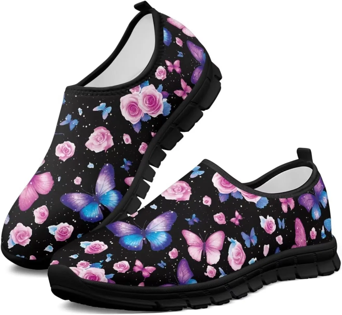 Women's Loafers Slip On Slip Shoe Casual Walking Shoes Non Slip Work Shoes Mesh Athletic Sneakers