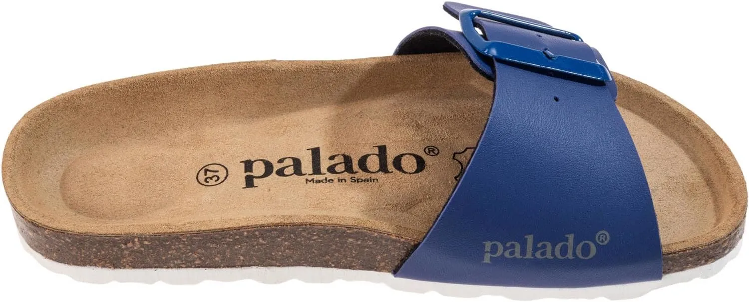 Women's Malta EGS Matt Mules - Comfortable Sandals Made in Spain - Slippers with Cushioning Cork Footbed - Fashionable Summer Shoes