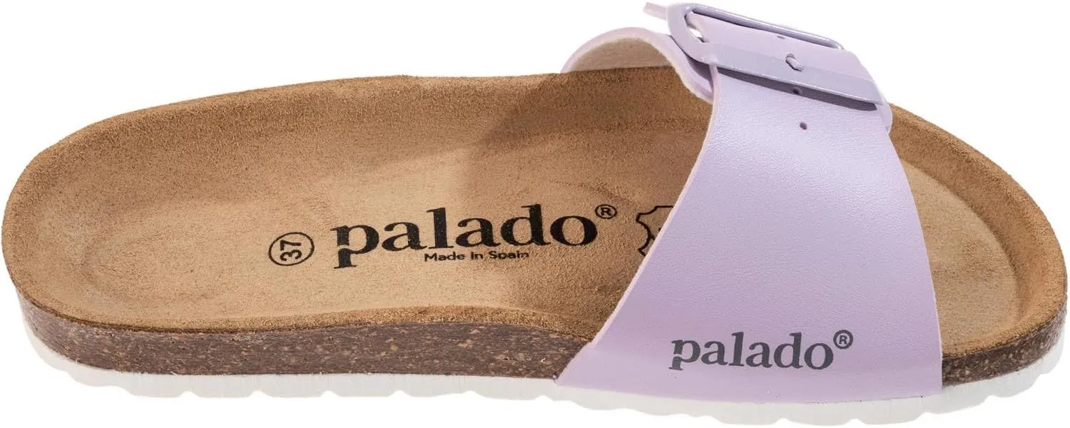 Women's Malta EGS Matt Mules - Comfortable Sandals Made in Spain - Slippers with Cushioning Cork Footbed - Fashionable Summer Shoes