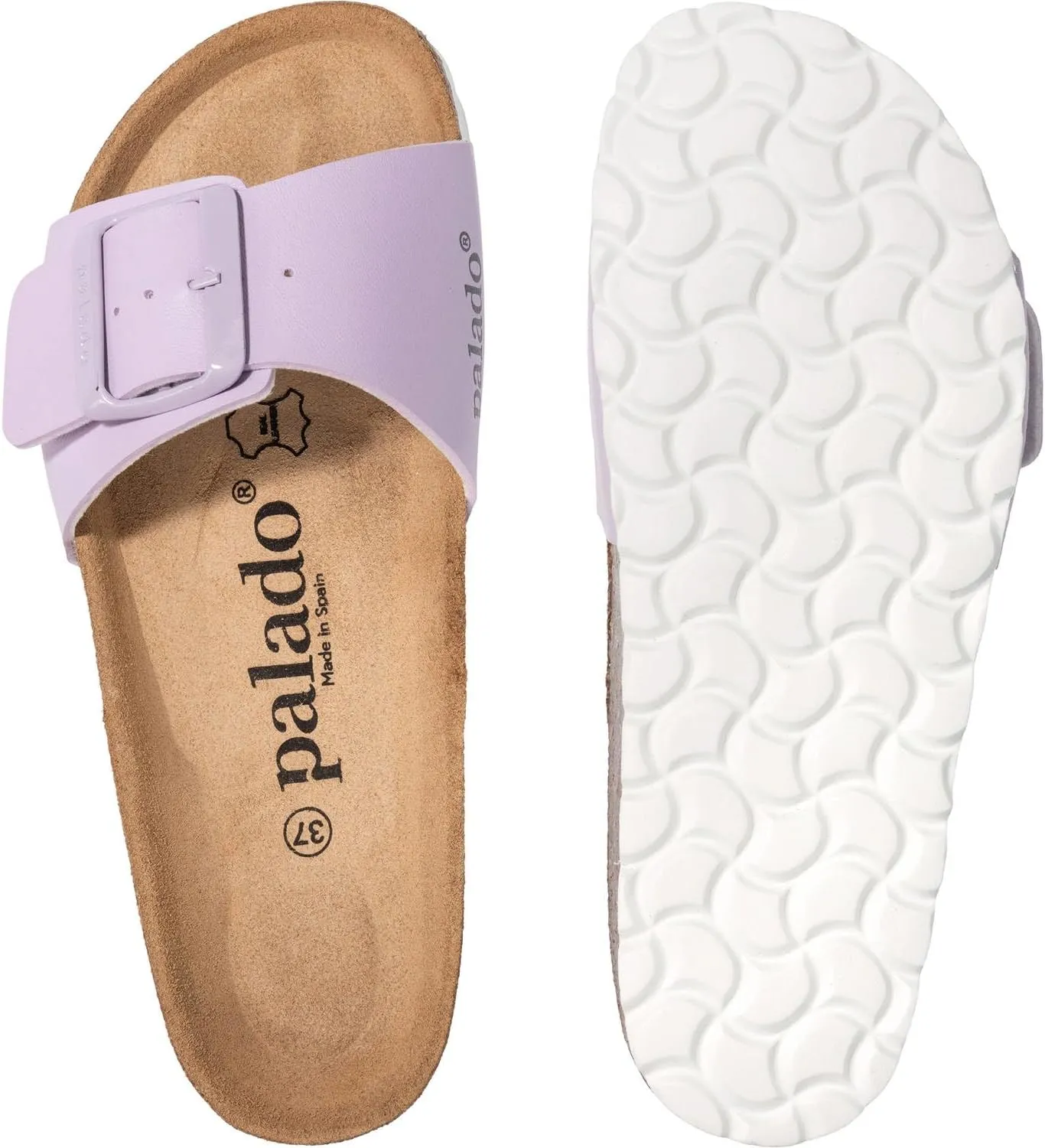 Women's Malta EGS Matt Mules - Comfortable Sandals Made in Spain - Slippers with Cushioning Cork Footbed - Fashionable Summer Shoes