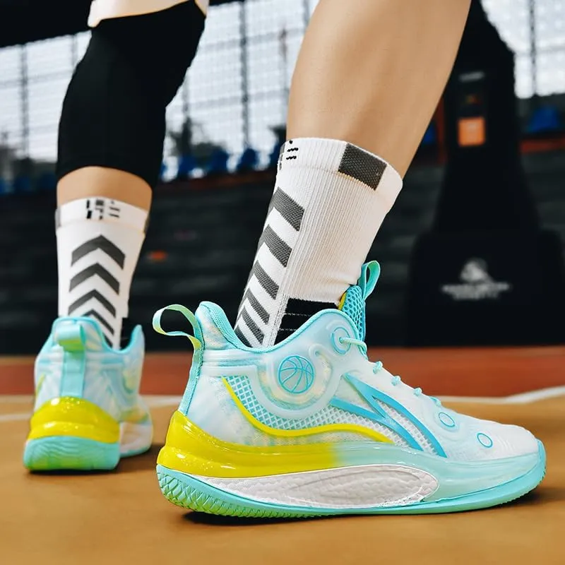 Womens Mens Basketball Shoes Breathable Fashion Athletic Sneakers Comfortable Leightweight Sport Non Slip Shoe for Woman