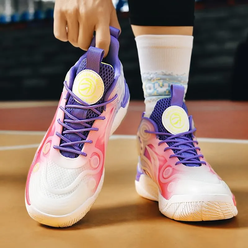 Womens Mens Basketball Shoes Breathable Fashion Athletic Sneakers Comfortable Leightweight Sport Non Slip Shoe for Woman