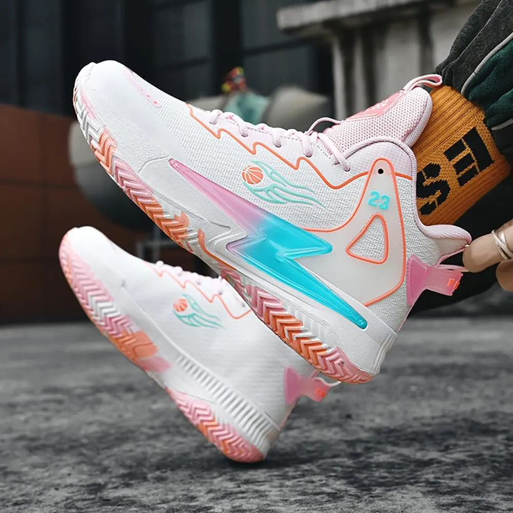 Womens Mens Basketball Shoes Breathable Fashion Athletic Sneakers Lightweight Non Slip Outdoor Sport Volleyball Shoe