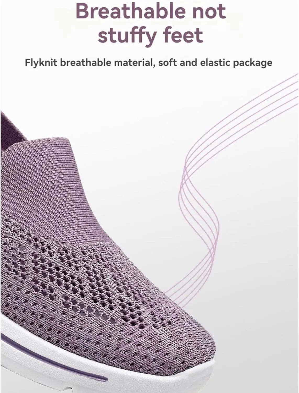 Women's Mesh Shoes Lightweight Comfortable Loafers for Women Casual Breathable Outdoor Walking Shoes Slip On Sneakers