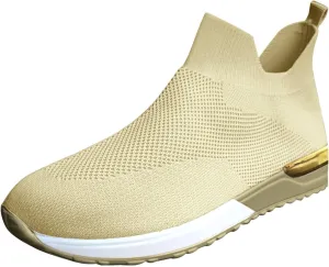 Womens Non Slip Work Shoes Slip On Water Resistant Tennis Shoes Men Mesh Ladies Casual Shoes High Top Sneakers Platform Tennis Shoe Loafers Shoe