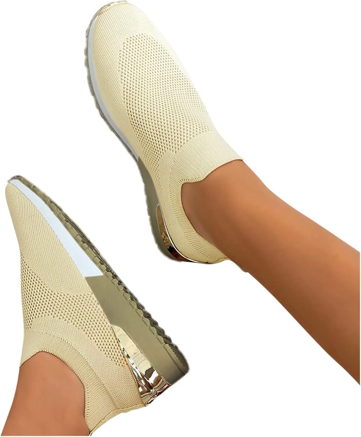 Womens Non Slip Work Shoes Slip On Water Resistant Tennis Shoes Men Mesh Ladies Casual Shoes High Top Sneakers Platform Tennis Shoe Loafers Shoe