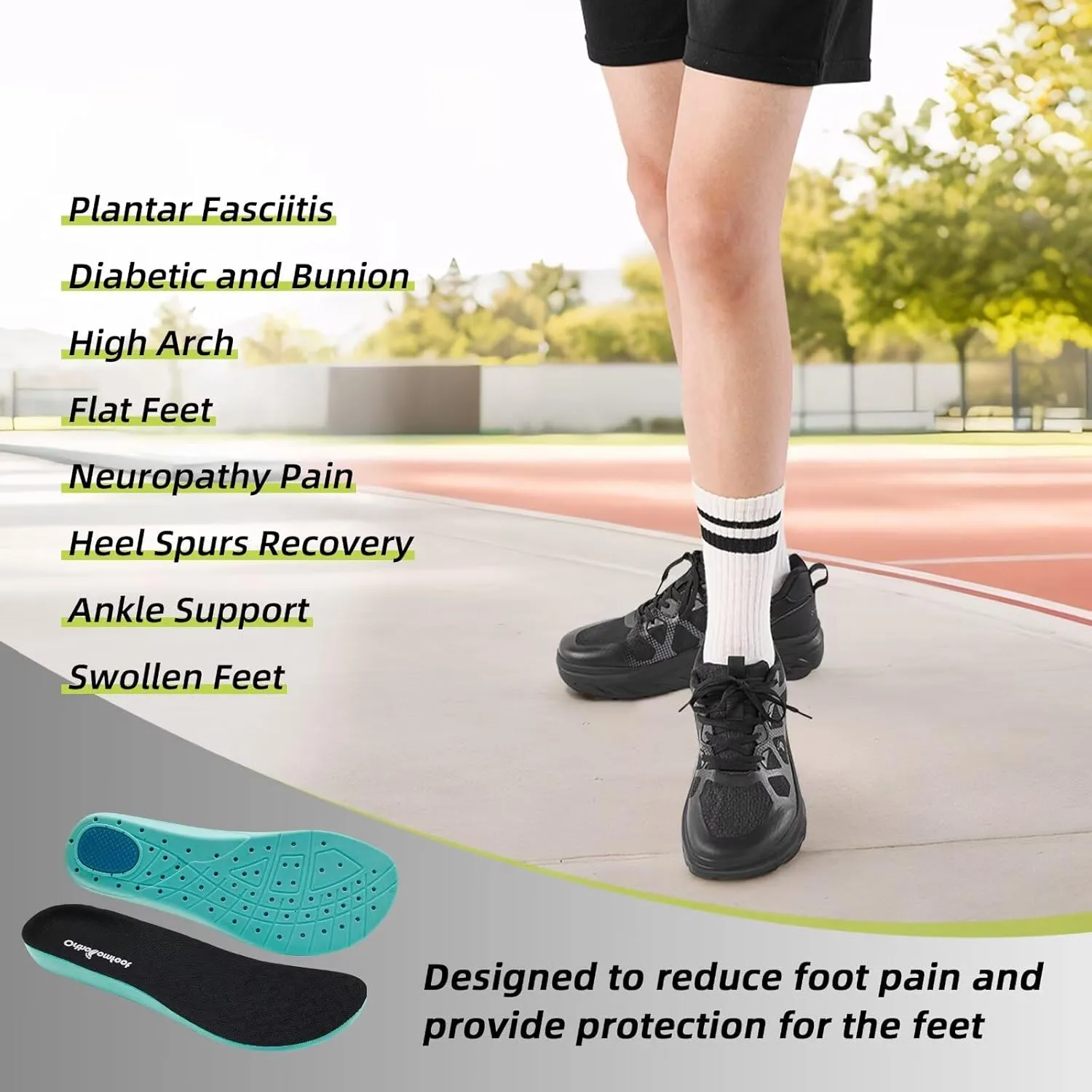 Women's Orthopedic Diabetic Wide Running Shoes: Comfortable Casual Arch Support Plantar Fasciitis Orthotic Sneakers, High Arch Swollen Work Tennis Sports Shoes for Foot and Heel Pain Relief