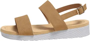 Womens Platform Sandals Non Slip & Lightweight Strap Wedge Sandals for Women 2025 Women's Ankle Strap Low Wedge Sandals