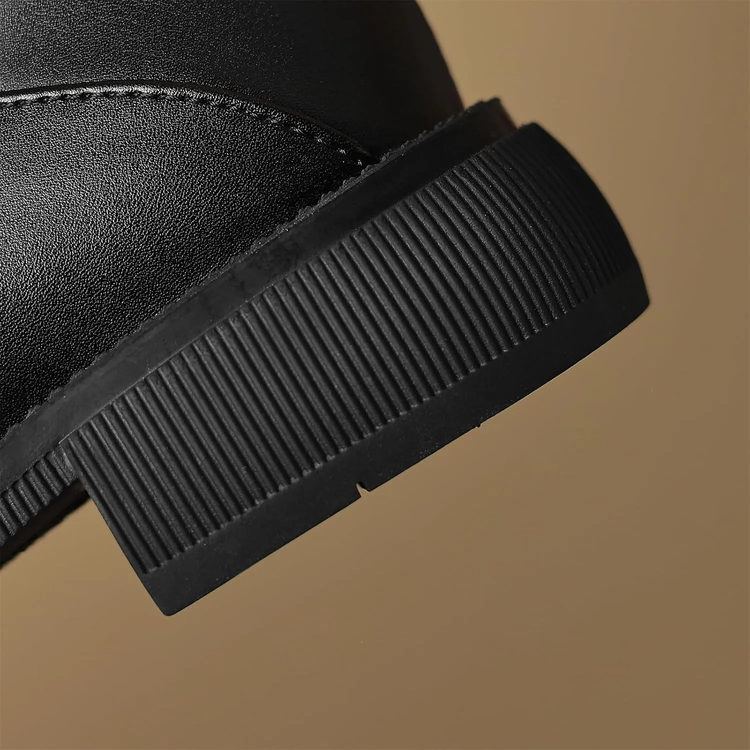 Women's Round Closed Loafers Pull-On Patent Or Matte Leather Metallic Flower Chunky Mid Heeled Dress Office Formal Student Work Casual Comfortable Fashion Business Daily Wear Shoes