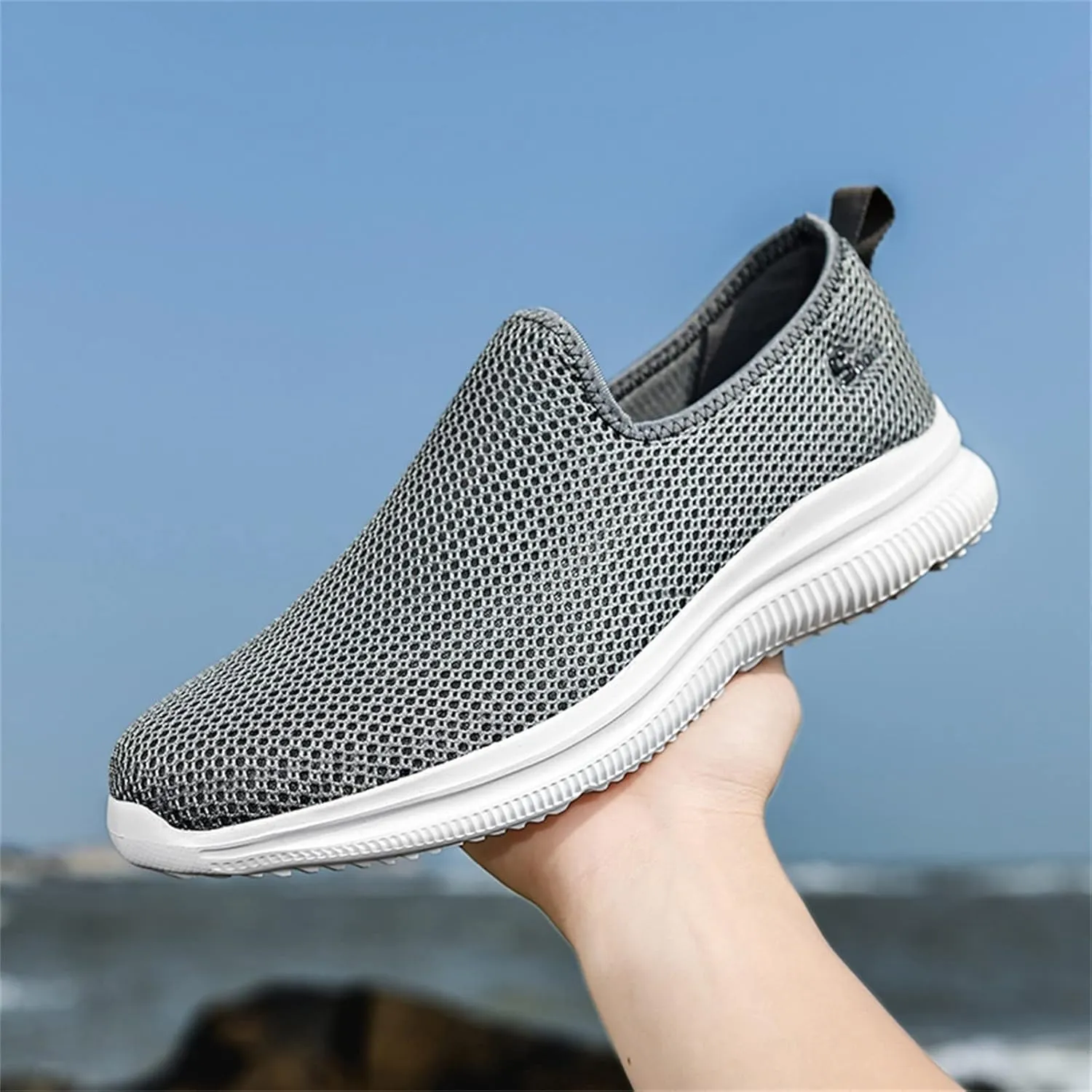 Womens Running Shoes Lightweight Tennis Shoes Non Slip Mens Casual Shoes Mesh Dressy Casual Shoes Dress Sneakers Slip On Tennis Shoe Casual Loafers
