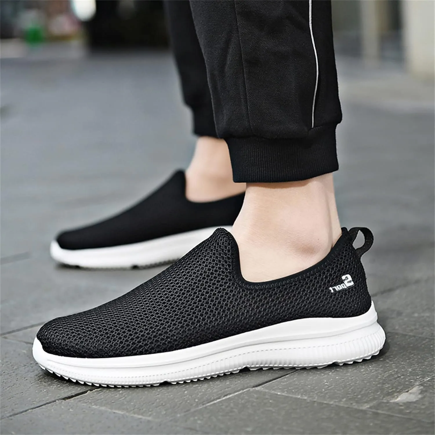 Womens Running Shoes Lightweight Tennis Shoes Non Slip Mens Casual Shoes Mesh Dressy Casual Shoes Dress Sneakers Slip On Tennis Shoe Casual Loafers