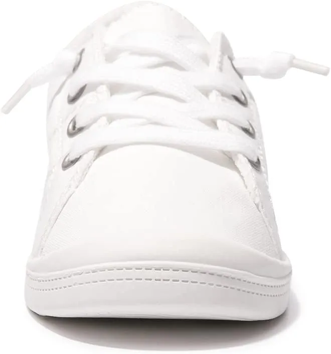Women's Slip On Canvas Sneaker Low Top Casual Walking Shoes Classic Comfort Flat Fashion Sneakers