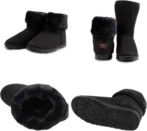 Women's Snow Boots Mid-Calf Fur Lined Warm Classic Winter Shoes for Women Outdoor Anti-slip