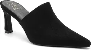 Women's Western Mules: Kitten Heel, Pointed Toe, Slip-On, Backless Slides, Available in Black, Taupe, Blush, Camel, Gold
