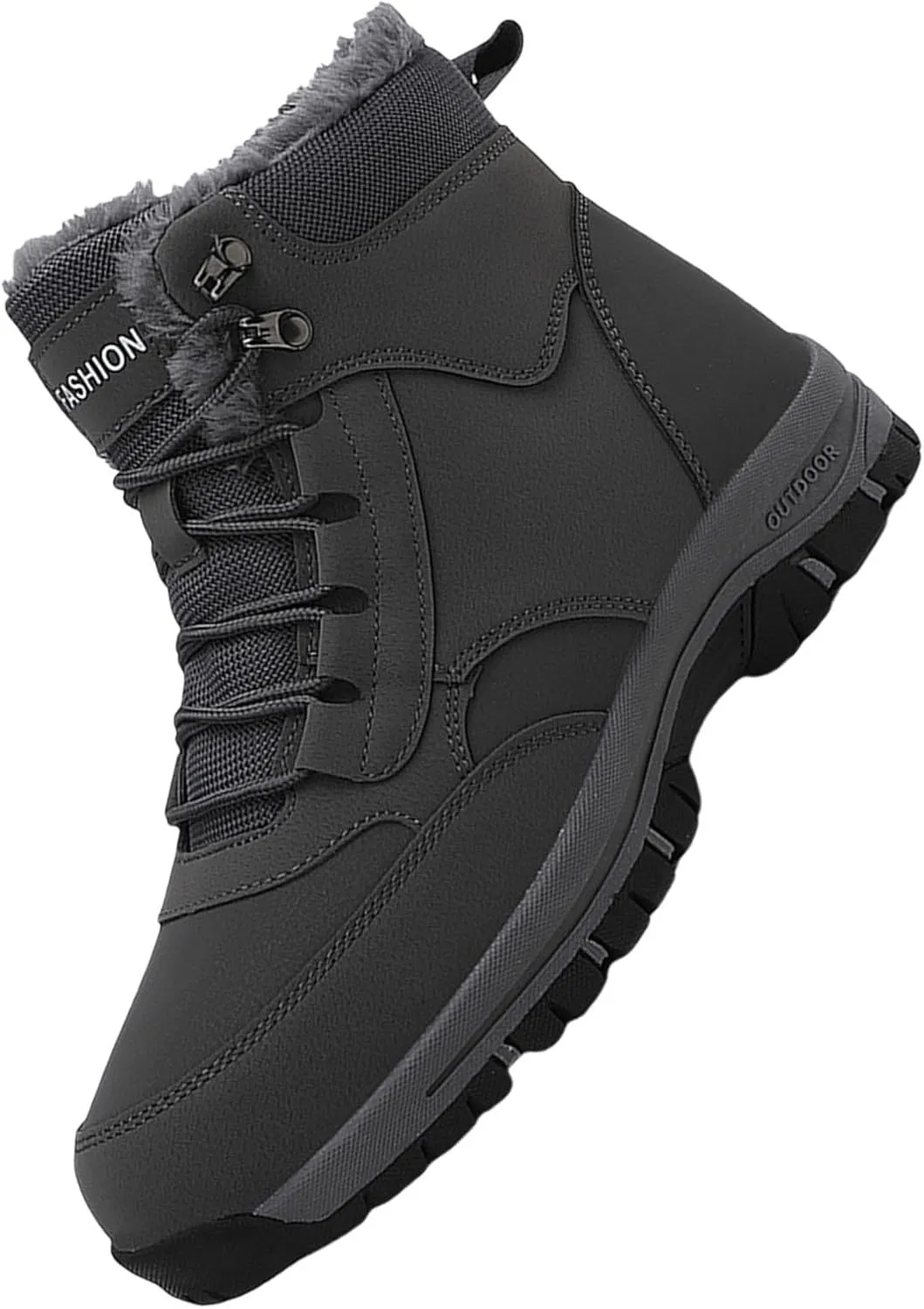 Work Boots for Men Composite Hiking Sneakers Ankle Ladies Workout Shoes for Women Nonslip Winter Backpacking Snow Botas Warm Water Hike Grounded Footwear