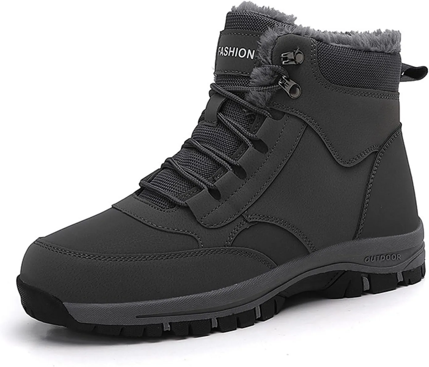 Work Boots for Men Composite Hiking Sneakers Ankle Ladies Workout Shoes for Women Nonslip Winter Backpacking Snow Botas Warm Water Hike Grounded Footwear