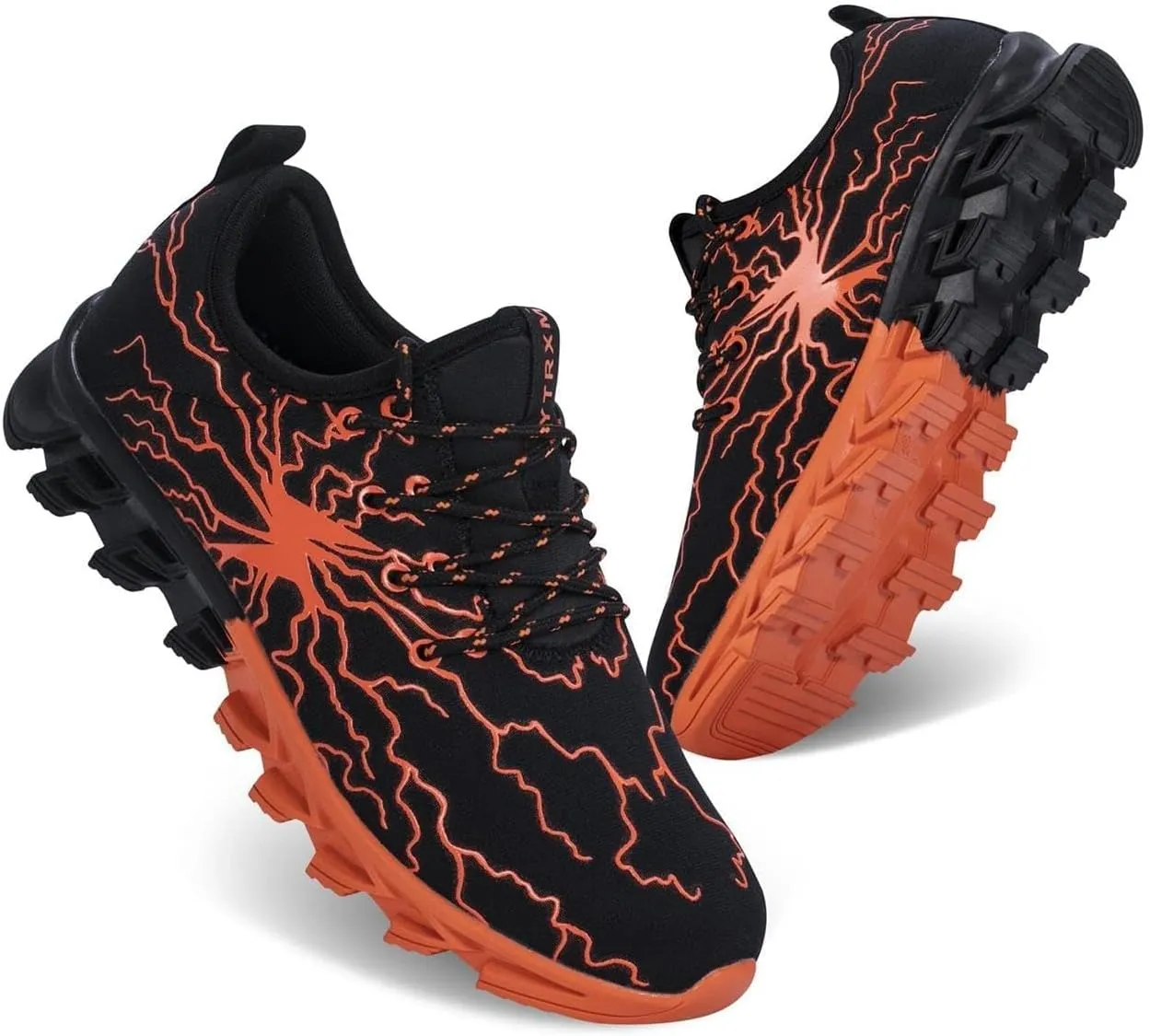 YTRXM Little/Big Boys Running Sneakers Lightweight Slip on Tennis Shoes