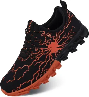 YTRXM Little/Big Boys Running Sneakers Lightweight Slip on Tennis Shoes