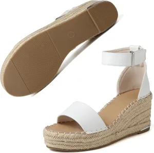 ziitop Espadrille Wedge Sandals for Women