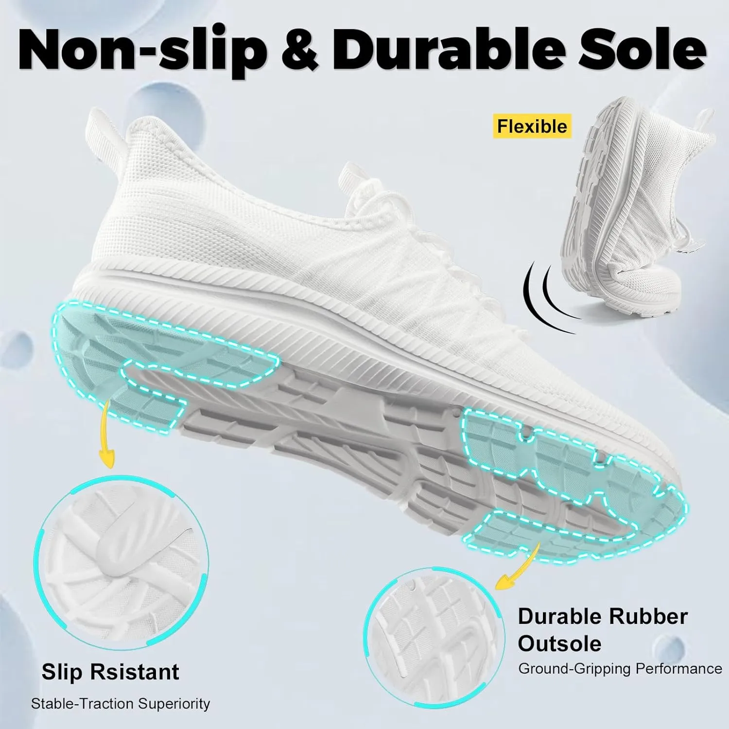 ZOVE Wide Toe Box Shoes for Men Extra Wide Width Sneakers Non-Slip Ultra Light Wide Tennis Running Shoes Breathable Casual Walking Sneakers Diabetes Workout Gym Jogging Sports
