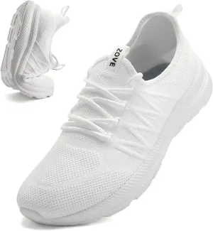 ZOVE Wide Toe Box Shoes for Men Extra Wide Width Sneakers Non-Slip Ultra Light Wide Tennis Running Shoes Breathable Casual Walking Sneakers Diabetes Workout Gym Jogging Sports